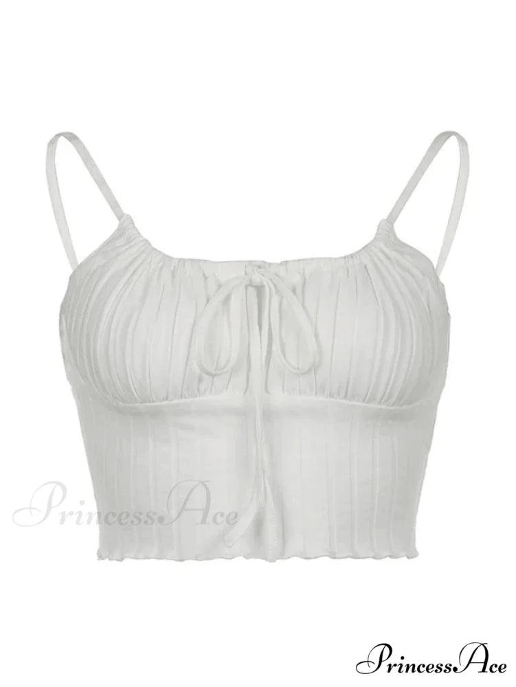 Lace Up Raw Trendy Hem Corset Denim Dress