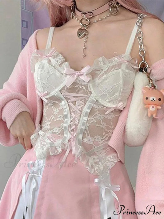 Lace Up Ruffle Trendy Halter Mini Dress