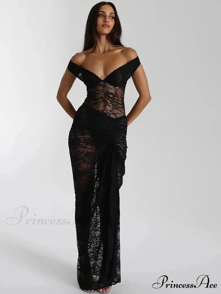 Lacy Flower Skirt Suit Holiday Dress vacationdress-250223