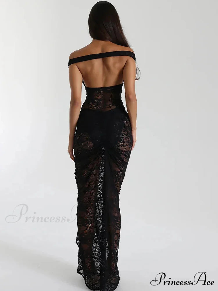 Lacy Flower Skirt Suit Holiday Dress vacationdress-250223