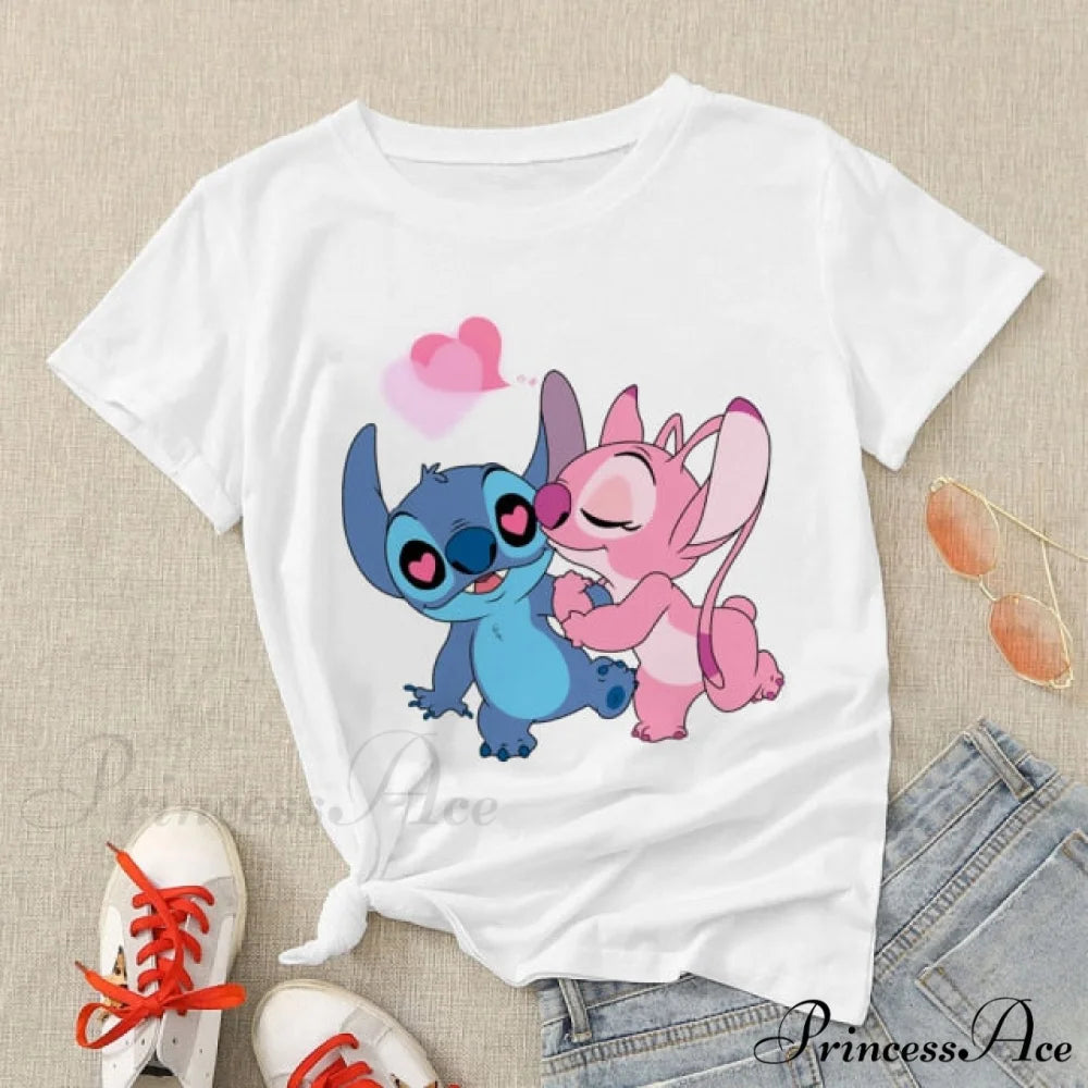 Lady Cute Print T-shirts 1 / S