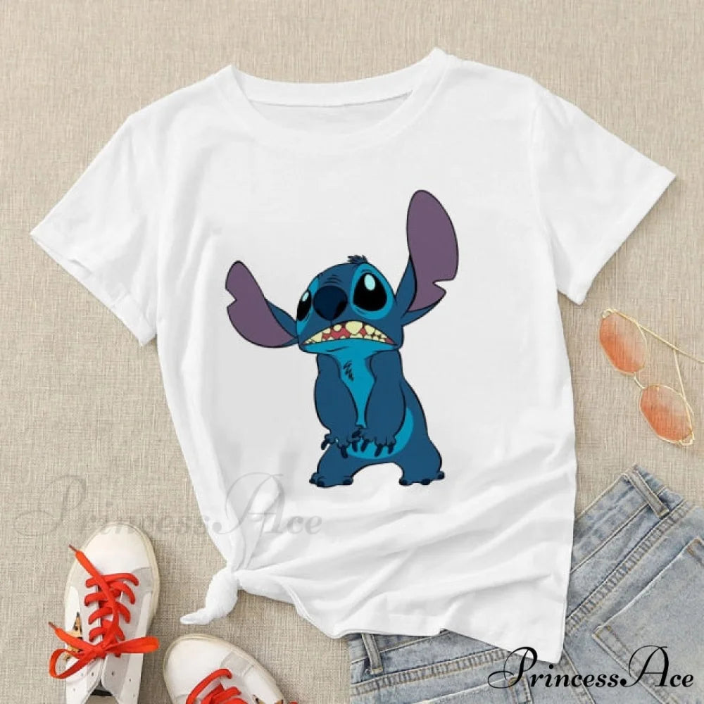 Lady Cute Print T-shirts 10 / S