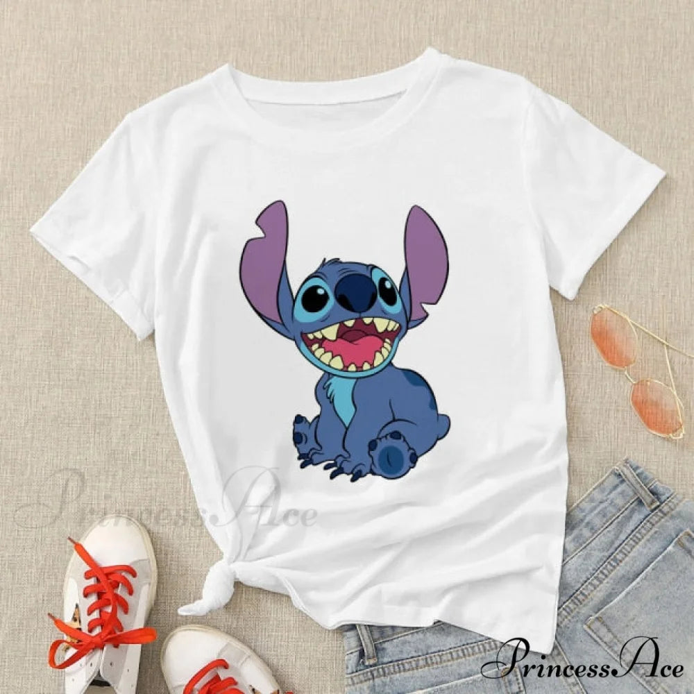 Lady Cute Print T-shirts 14 / S