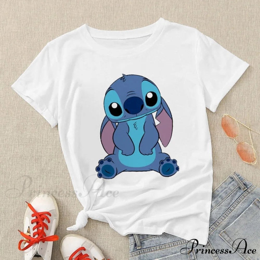 Lady Cute Print T-shirts 16 / S