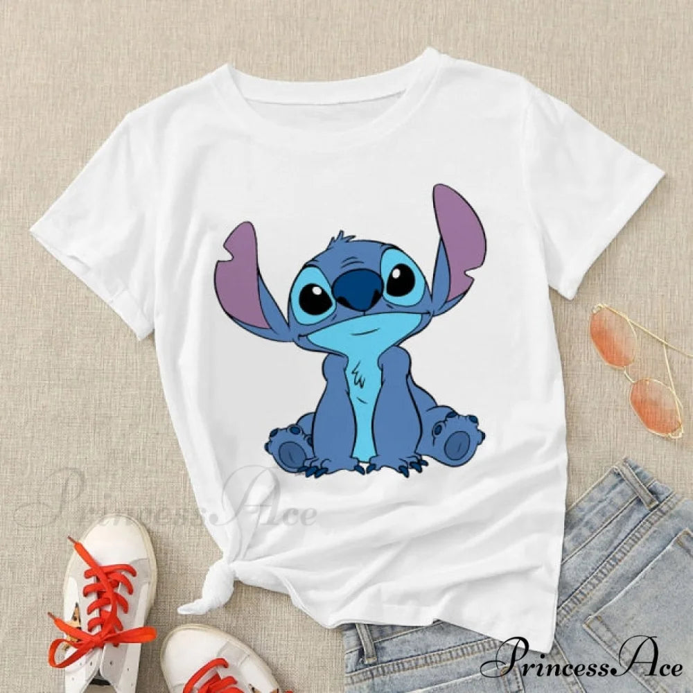 Lady Cute Print T-shirts 17 / S