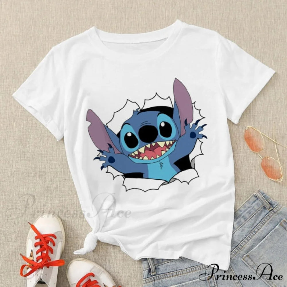 Lady Cute Print T-shirts 18 / S