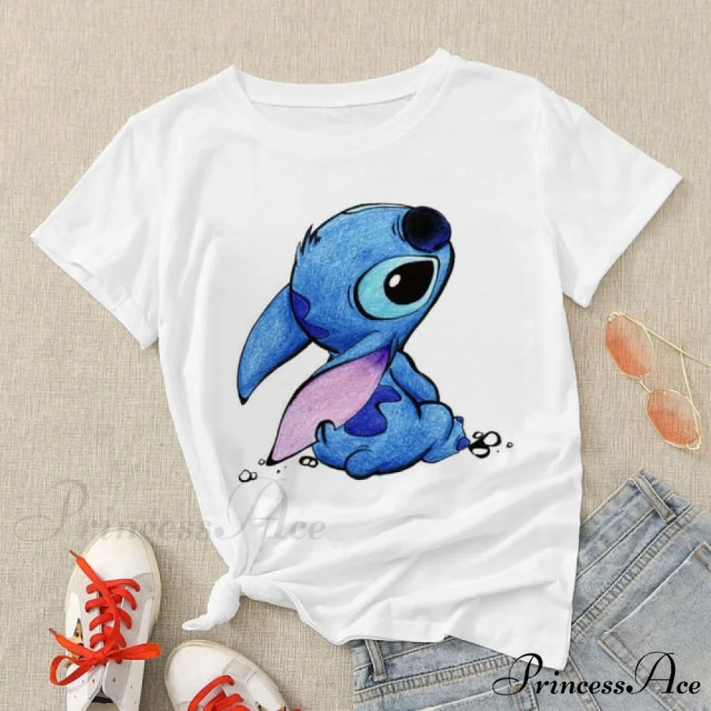 Lady Cute Print T-shirts 3 / S