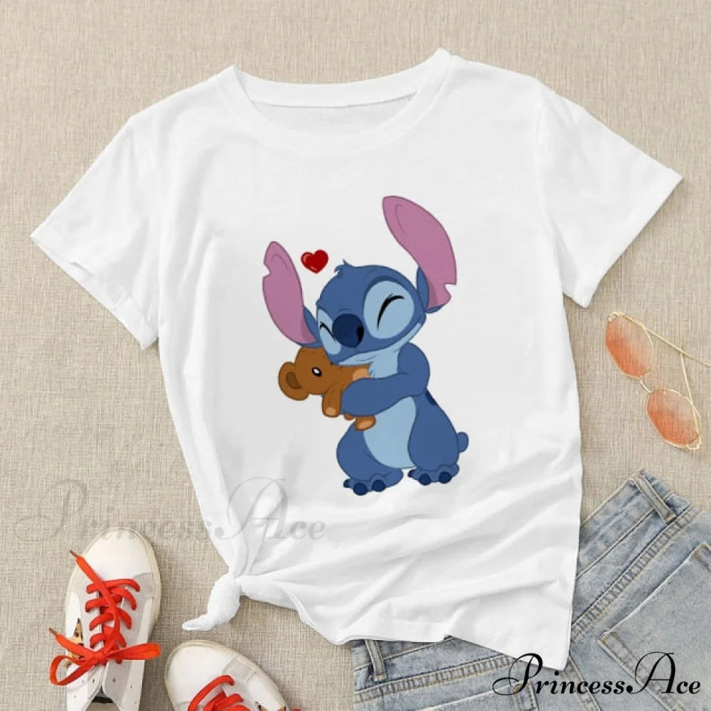 Lady Cute Print T-shirts 6 / S