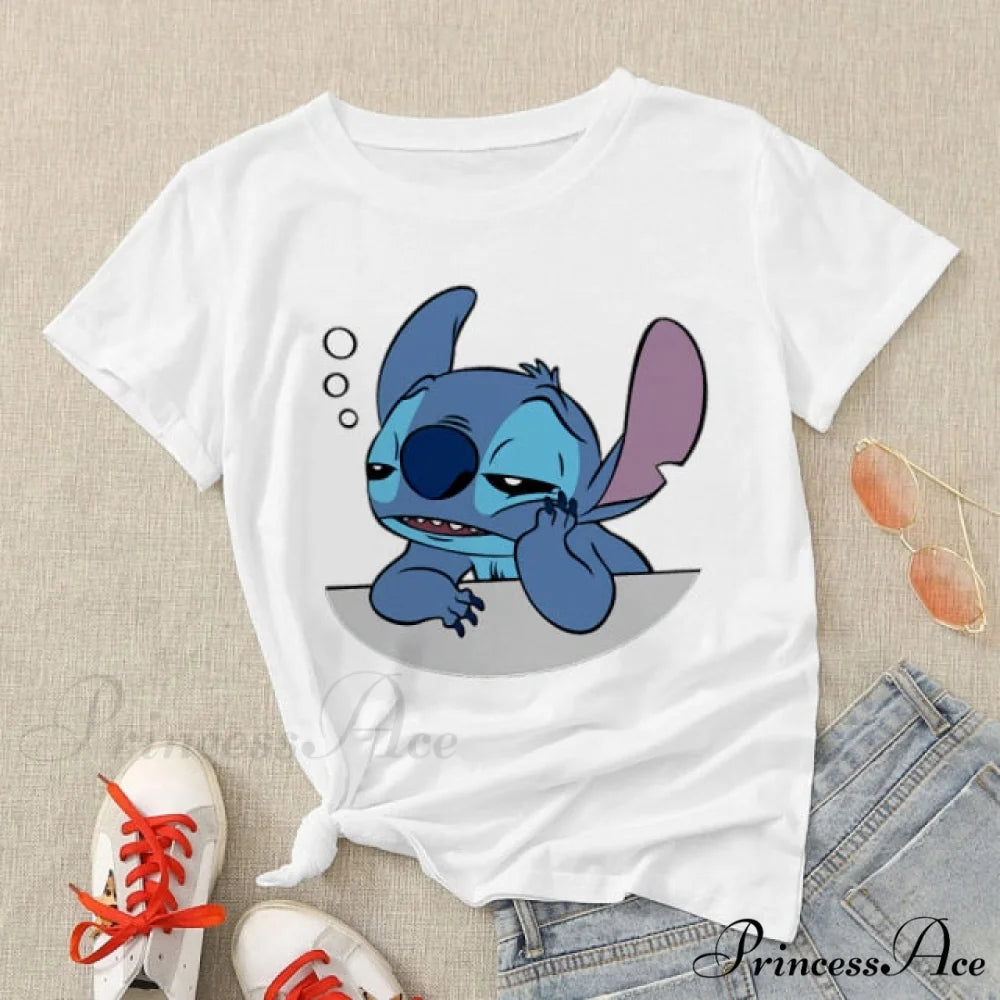 Lady Cute Print T-shirts 8 / S
