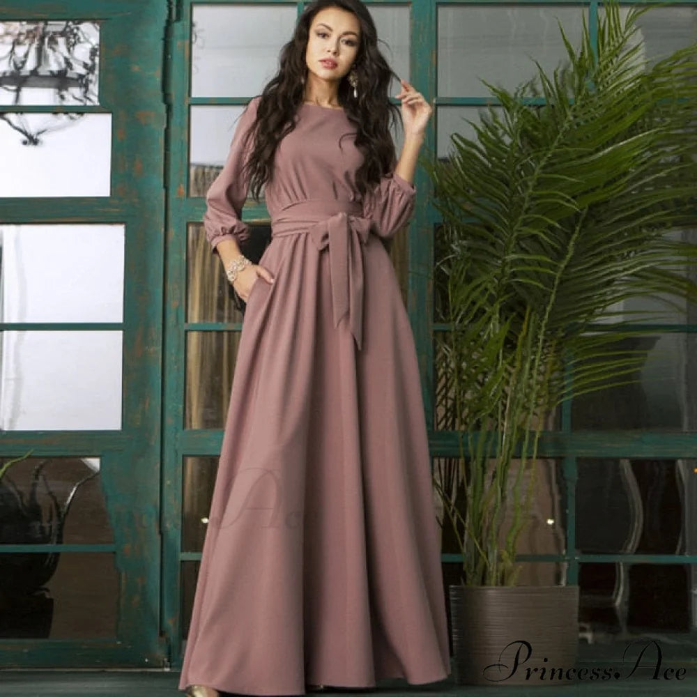 Lantern Sleeve Elegant Bandage Dress