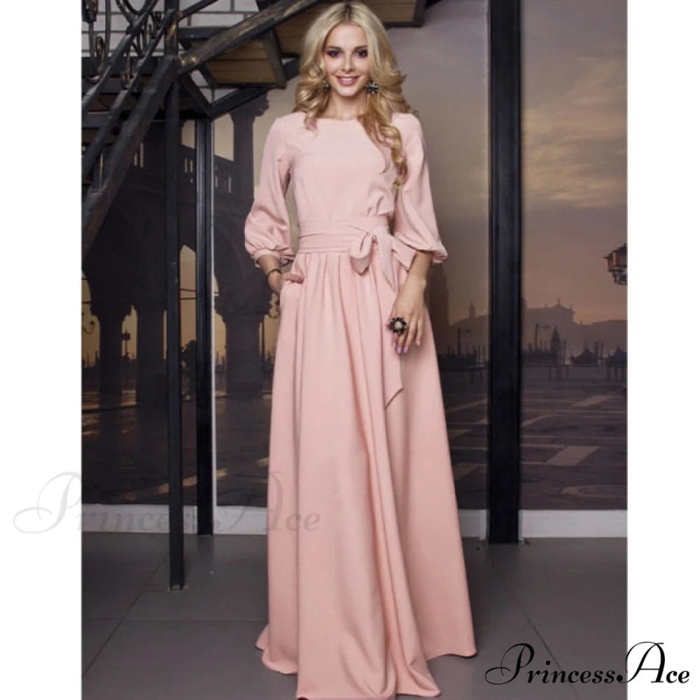 Lantern Sleeve Elegant Bandage Dress