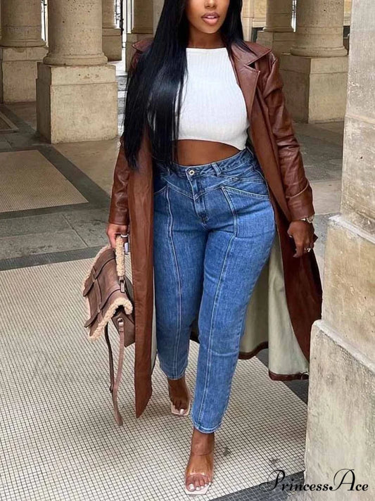 Lantern Sleeves Graceful Sequin Party Dress Brown / S