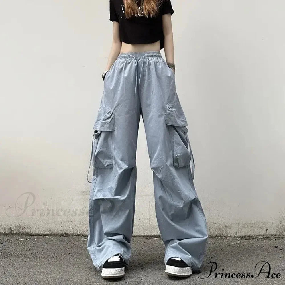 Large Cargo Urban Casual Trousers pants-241228