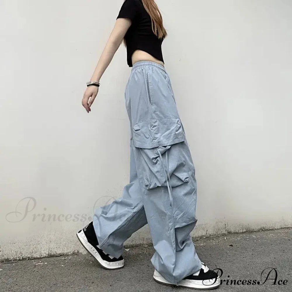Large Cargo Urban Casual Trousers pants-241228