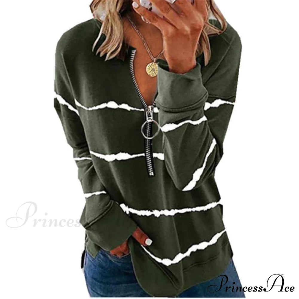 Large Loose Zipper Sexy Printed Vintage T Shirts