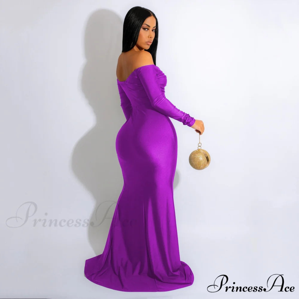 Larsa Formal Velvet Charming And Lace Mermaid Dress