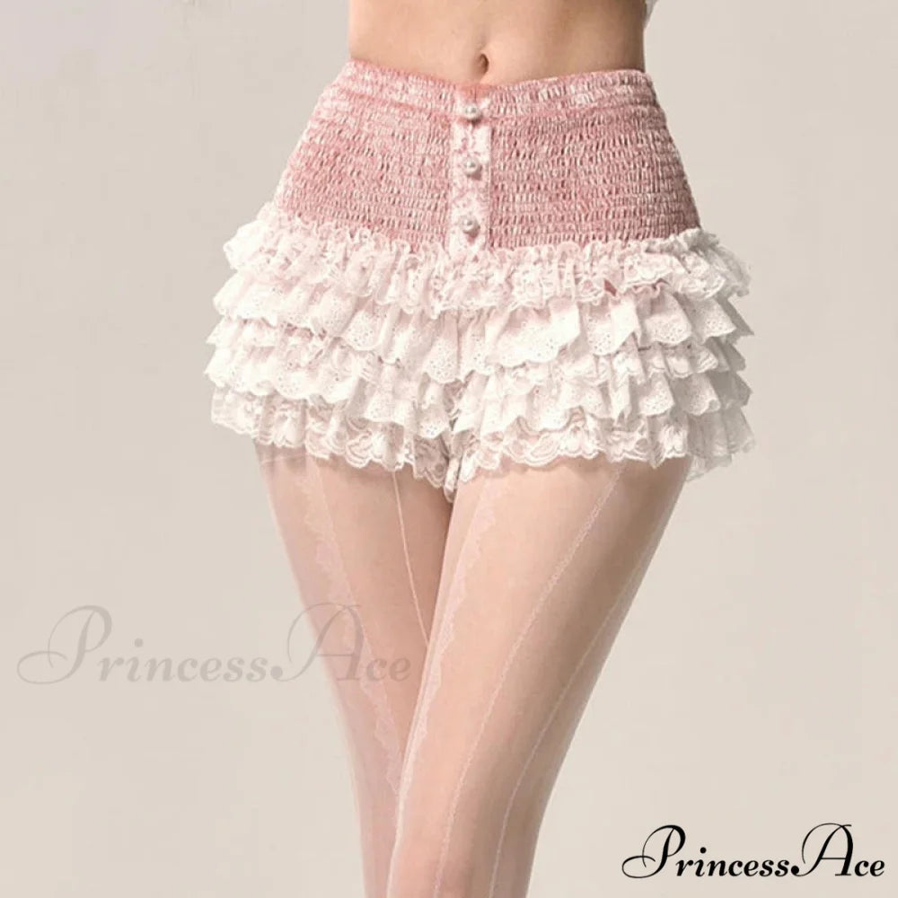 Layered Lace Cake Pettipants Skirt skirts-250223
