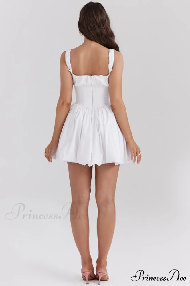 Le Puff Cotton Charming Tulle Mini Dress