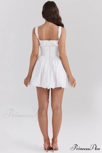 Le Puff Cotton Charming Tulle Mini Dress