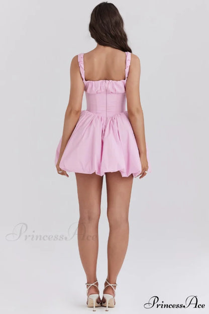 Le Puff Cotton Charming Tulle Mini Dress