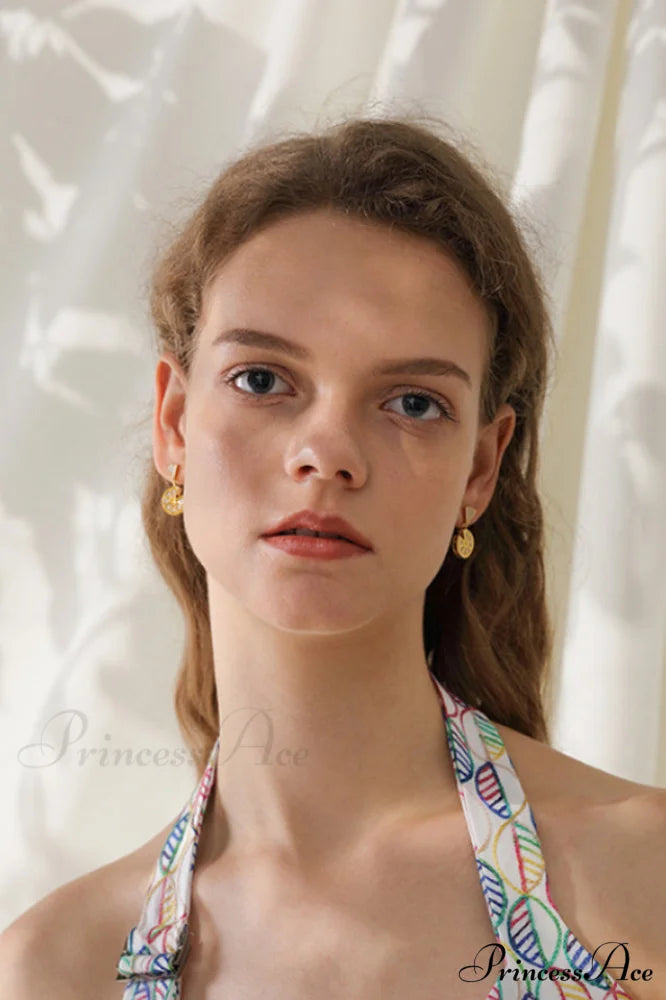 Lemon Slice Stylish Pendent Earrings Picture