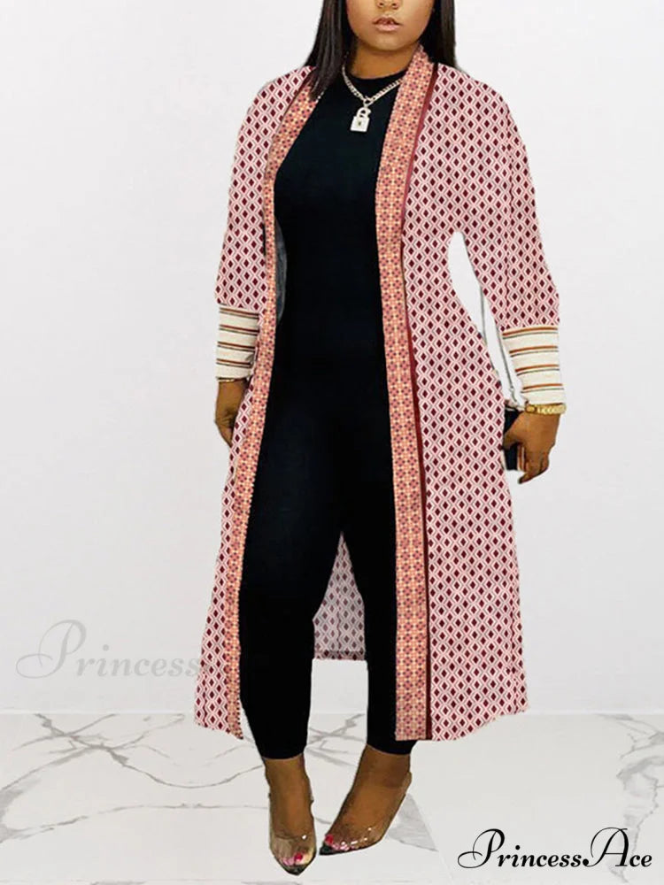 Leopard Print Graceful Bowknot Pleated Dress