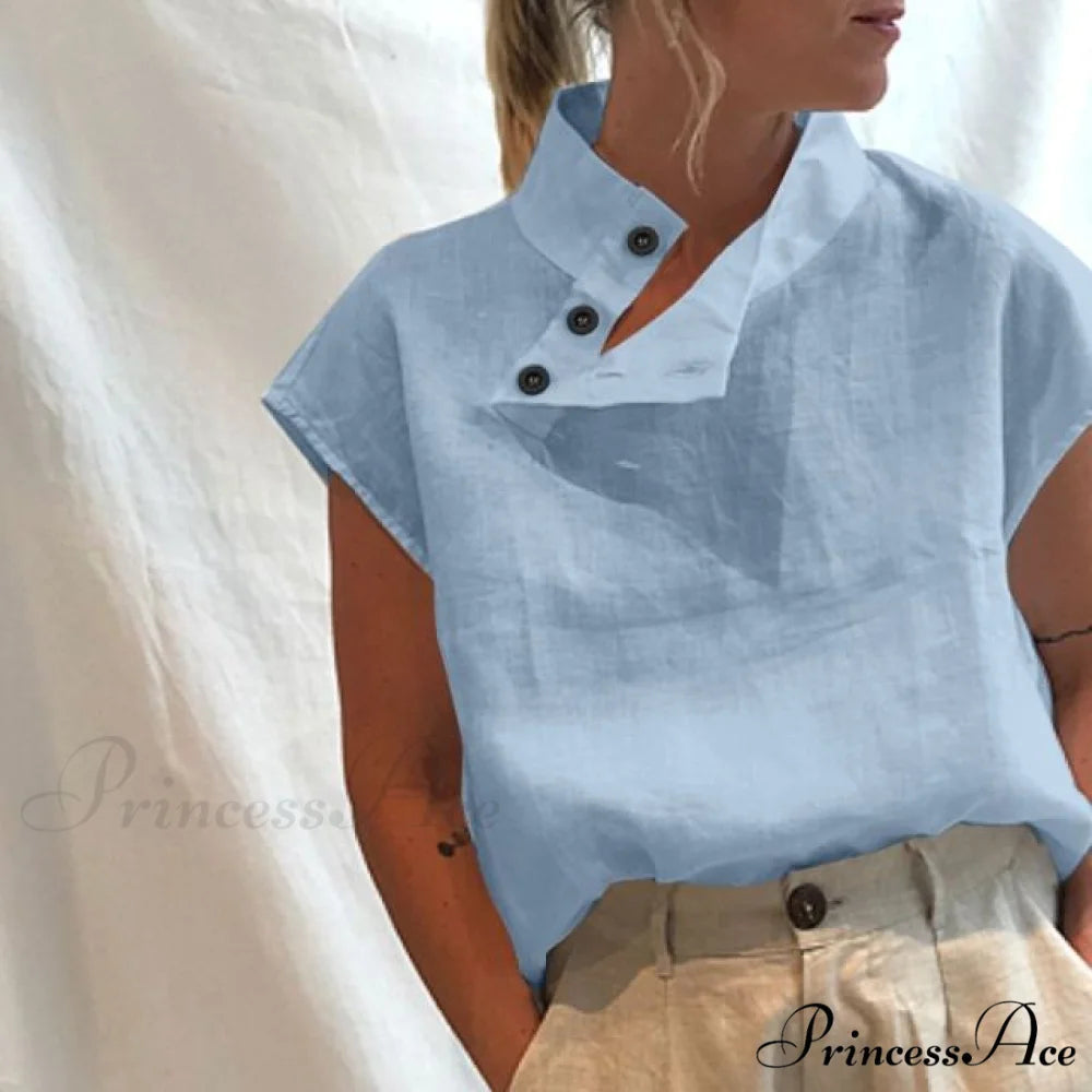 LEOSOXS Top S / Light Blue