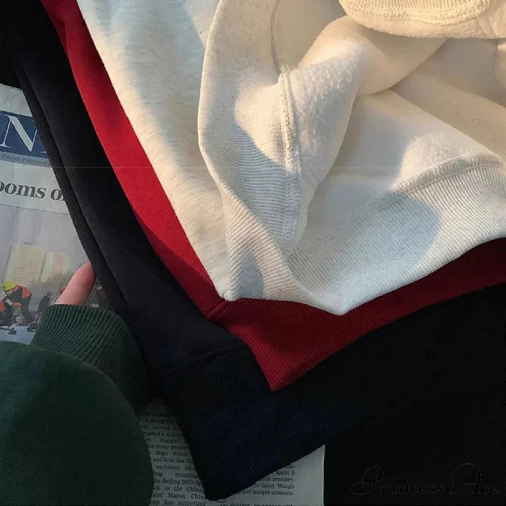 Letter Print Fall Gothic Style Hoodie hoodies-241228