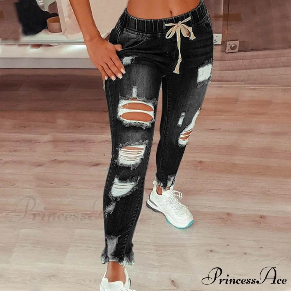 Light Color Fashion Jeans black / S