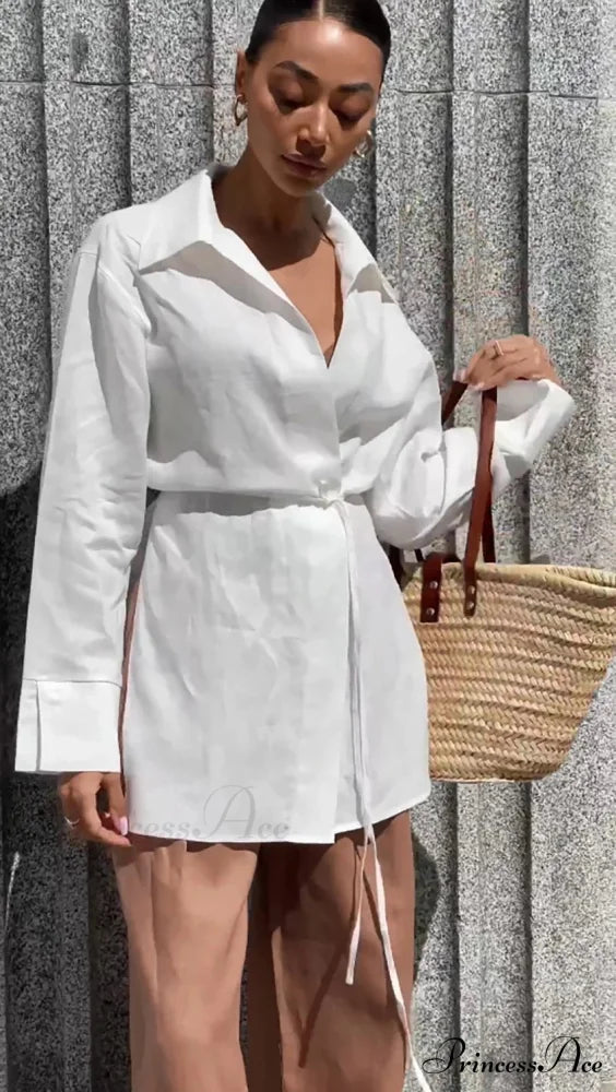 LILIANA Elegant SHIRT White / L