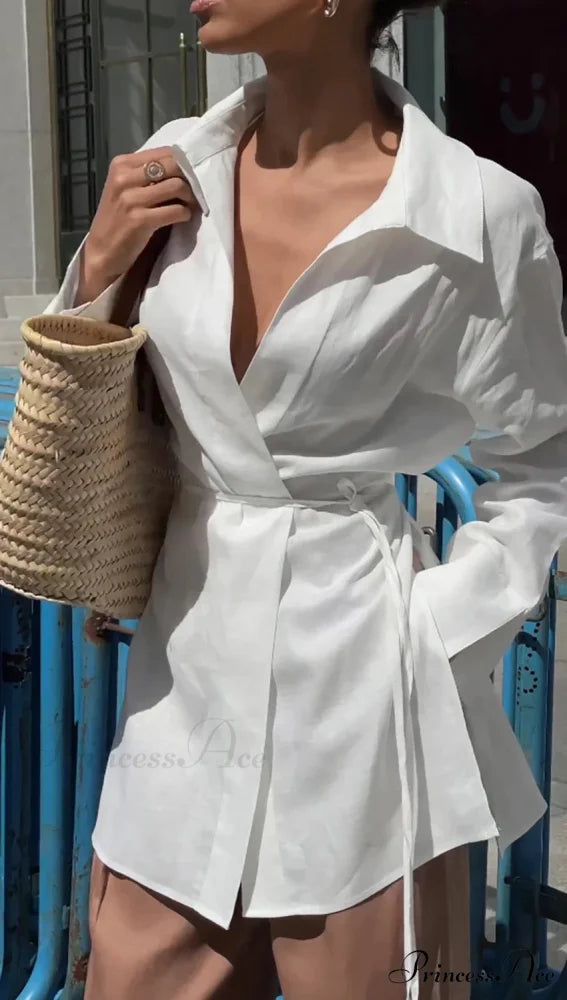 LILIANA Elegant SHIRT White / M