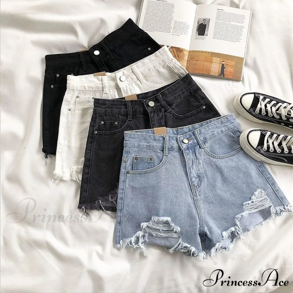 lim Fit Shorts Beach Streetwear Jeans