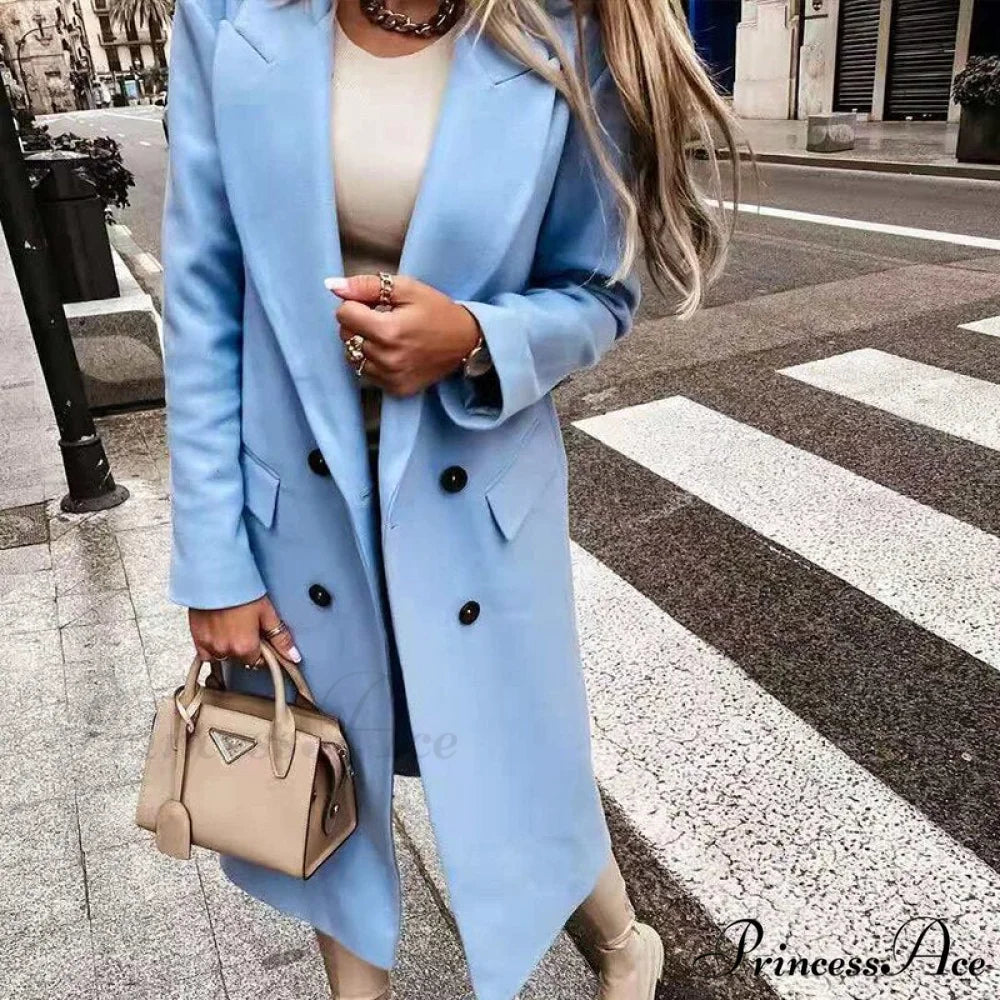 Lined Pocket Slim Outerwear Solid Casual Blazer