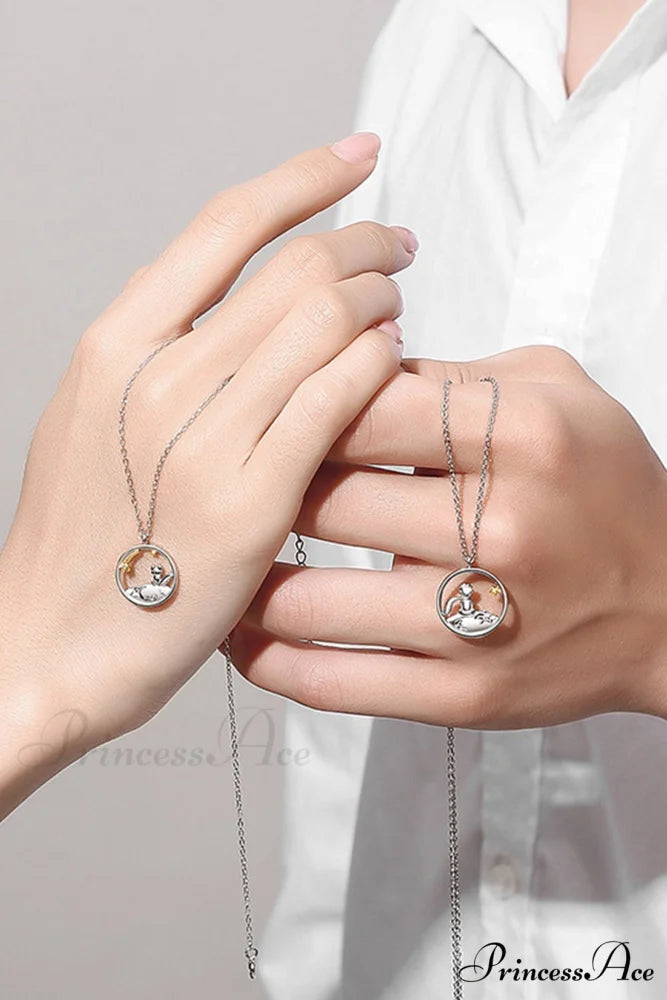 Little Prince & Fox Couple Necklace