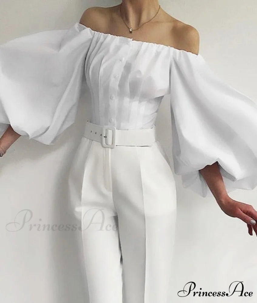 Loanna Top S / white