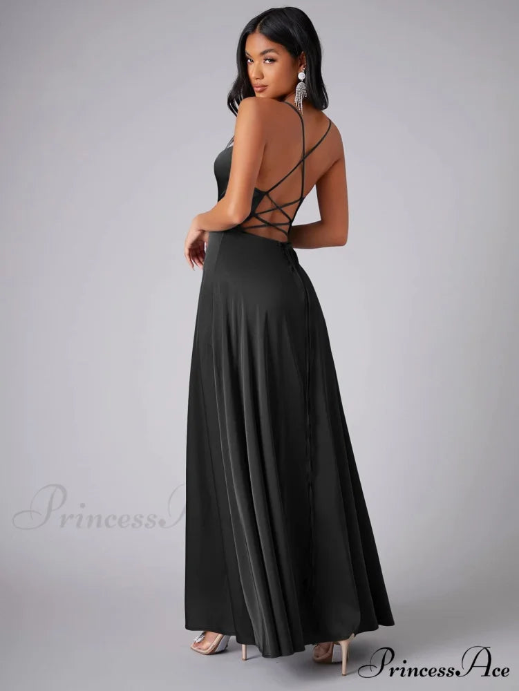 lola high slit satin dress A moment for our best-selling Lola dress Did you know this dress comes in 10+ colors?! Tap to shop Lola High Slit Satin Dress. . . . #Windsorprom2022 #longdress #satindress #formalwear