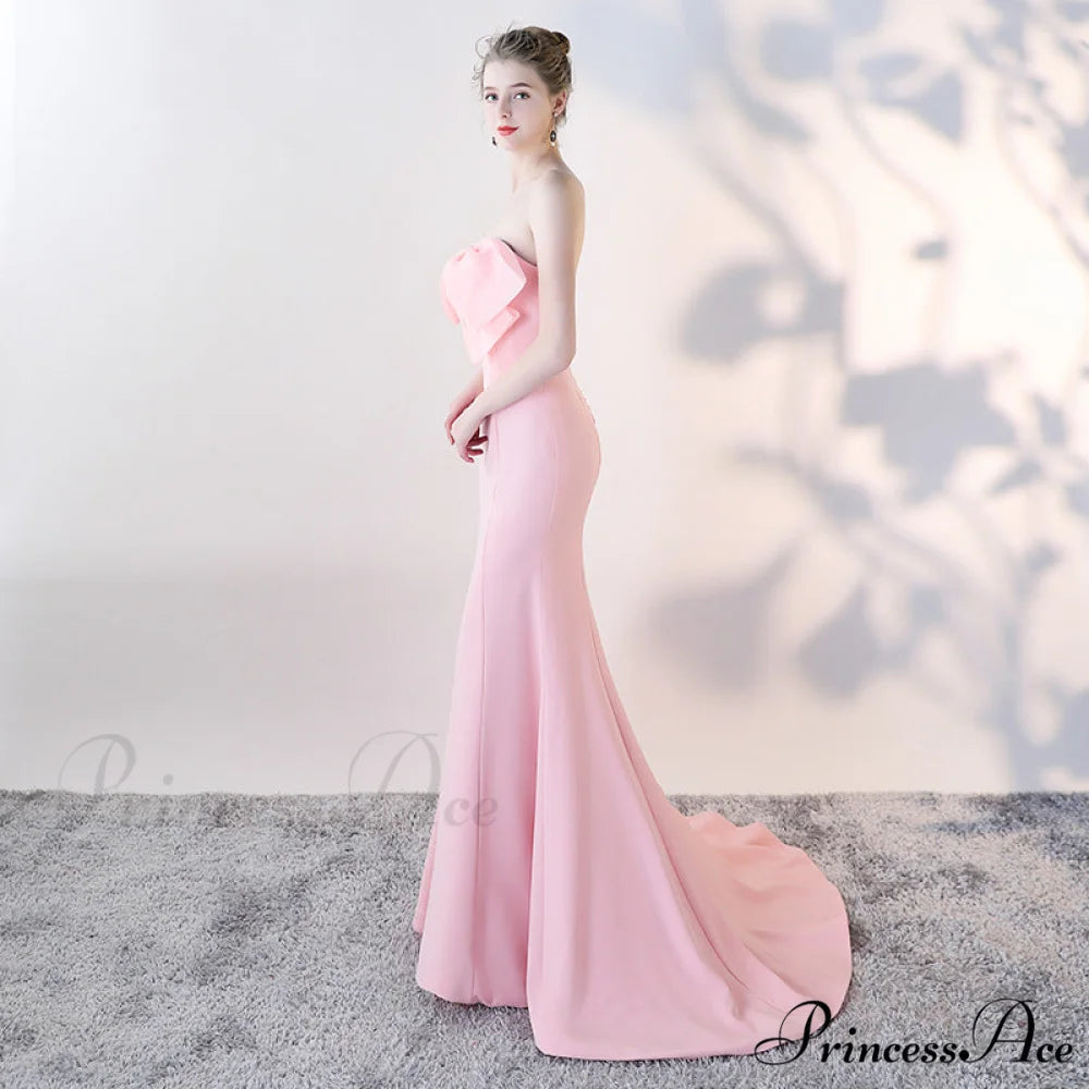 Lola Off-the-shoulder tube Charming top slim fishtail skirt