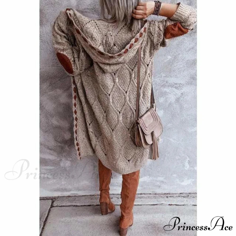 Long Hooded Cardigan
