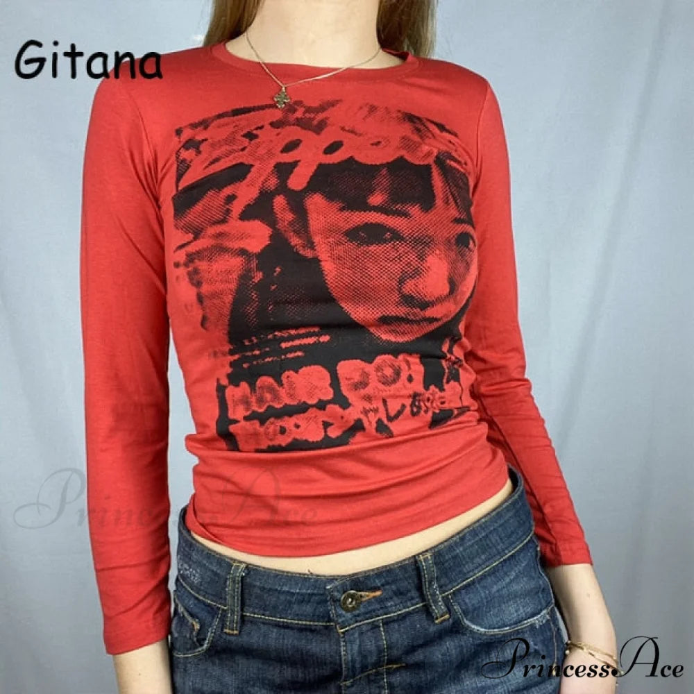 Long Sleeve Crop Tops