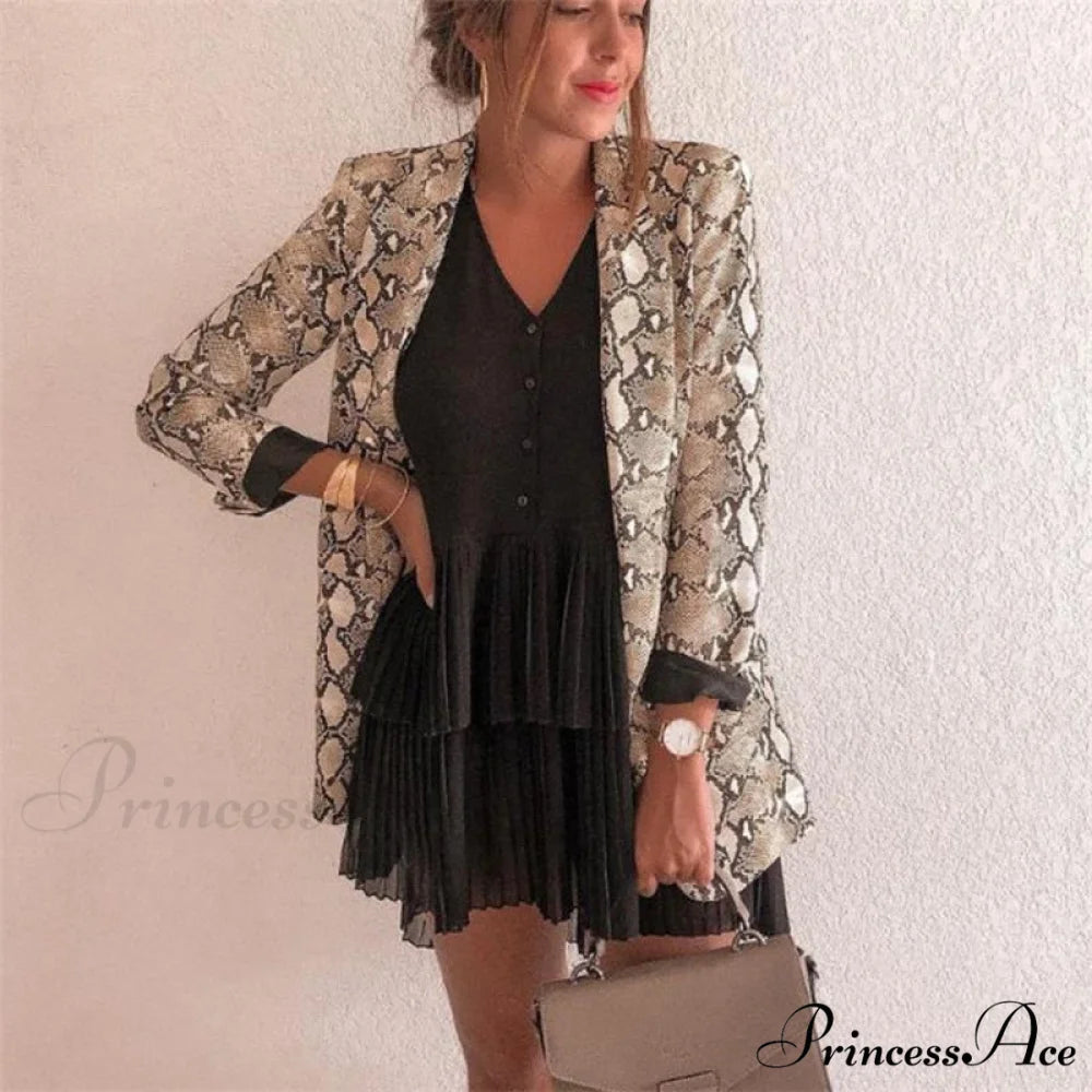 Long Sleeve Shawl Collar Suit Blazer