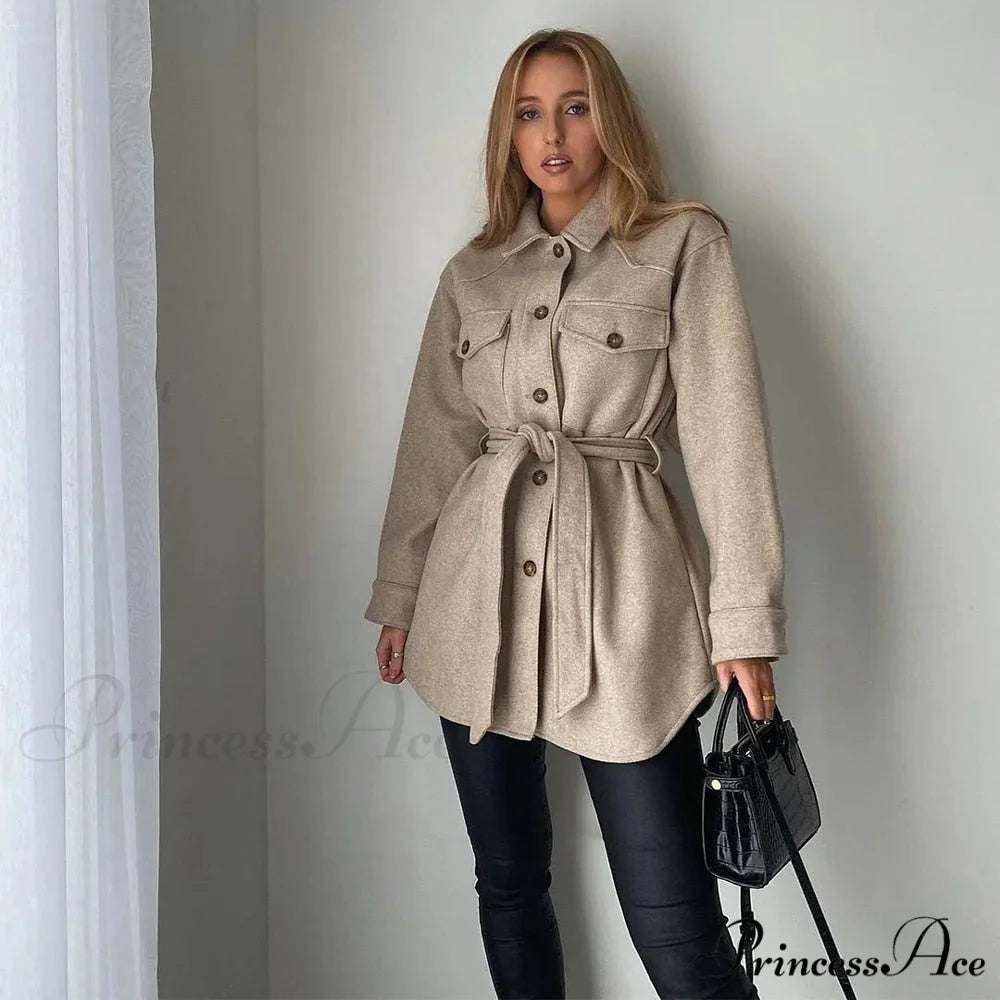 Long Sleeves Thicken Casual Fashion High Street Coat