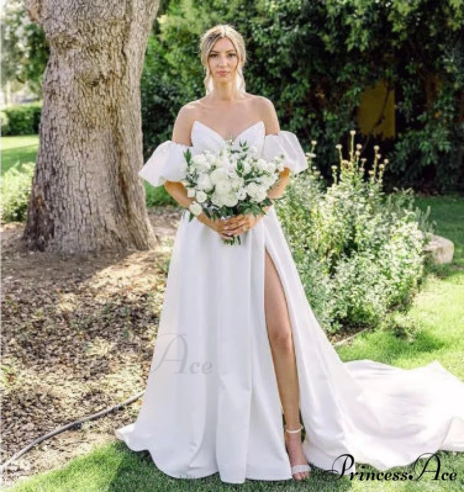 Long Wedding Dress white / US 2 weddingdress-250223