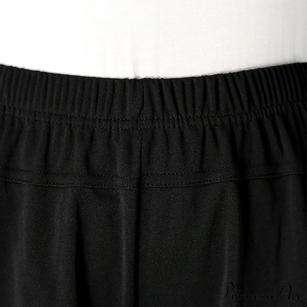 Loose Casual Elastic Capris Pants