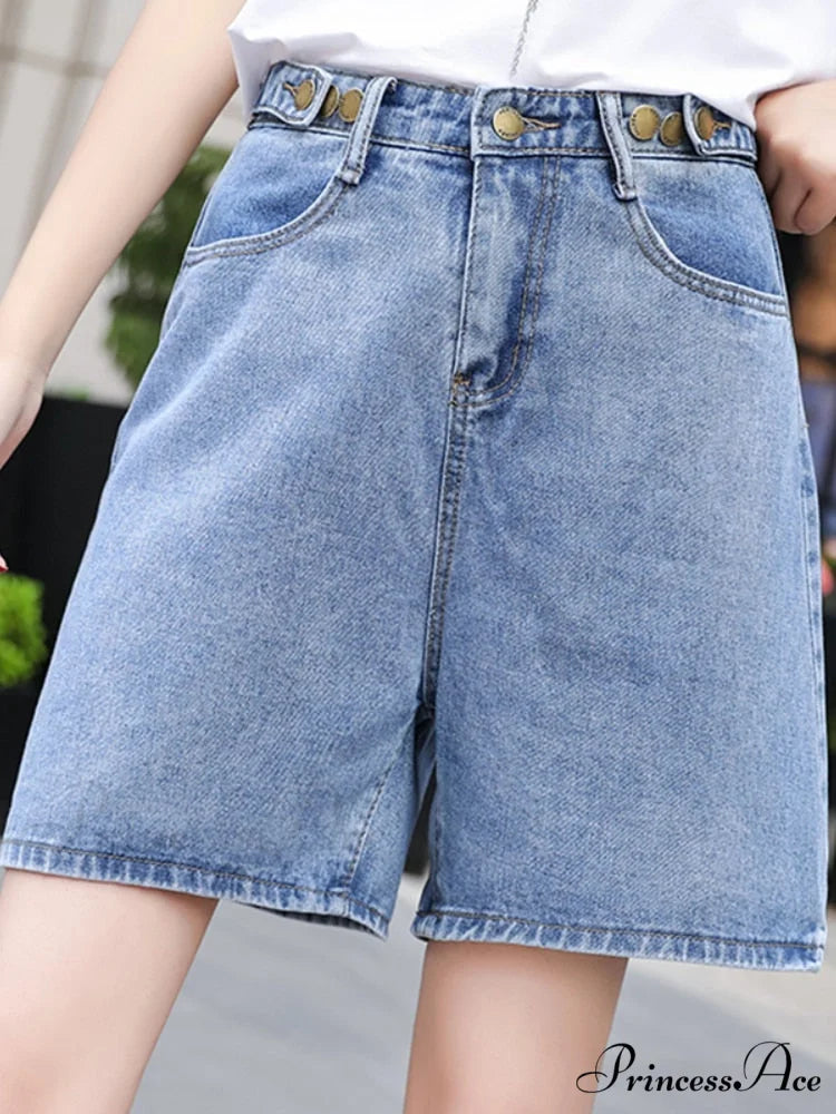 Loose Fit Streetwear Solid Color Straight Jeans