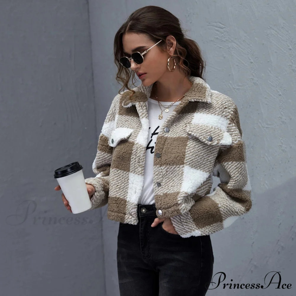 Loose Plaid Thick Coat Gabriel / S