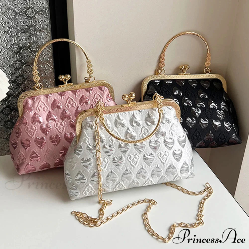 Love Design Chic Evening Clutch Chain Crossbody Bag clutchbag-250126