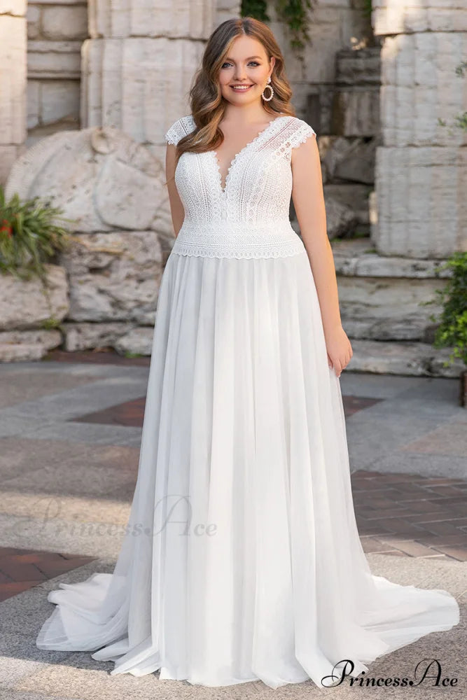 Love Devotion A-line Trendy White Wedding Dress