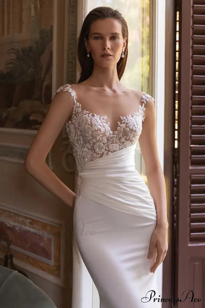 Lovestruck Satin Graceful Wedding Dress