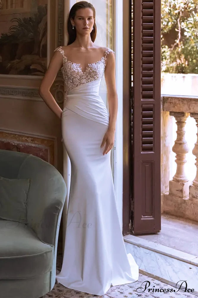 Lovestruck Satin Graceful Wedding Dress