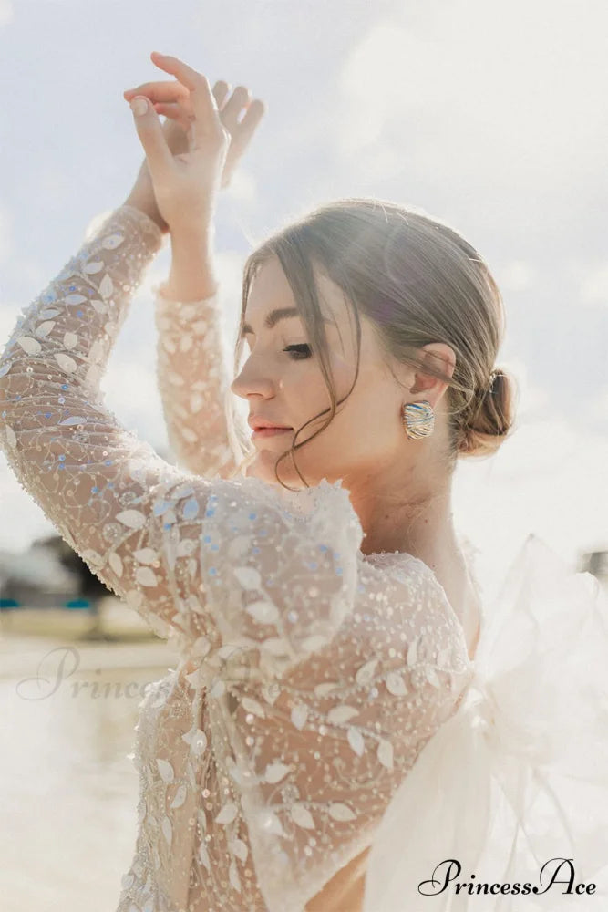 Lovingly Yours Graceful Lace Mini Dress Ivory / 12